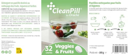 Nettoie en profondeur les fruits et légumes avec le plus grand confort - Cleanpill Veggies & Fruits 160 g – vue 3