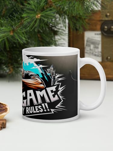 Image of Better Gift Flowers My Game My Rule Mug, Round Shaped Multicolor Themed Coffee Mugs, Mug for Gifting, Gifting Items for Family, Friends & Closed Ones