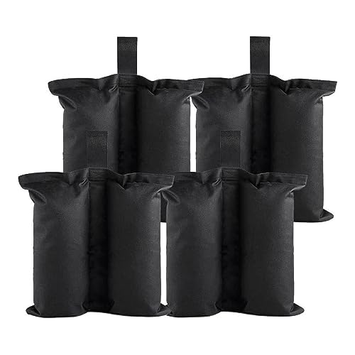 VOANZO 4 Pack Gazebos Weights Sandbags Stand Weight Bags Garden Party Outdoor Tent Leg Weights for Pop Up Gazebo Canopy Tent? - Image 2