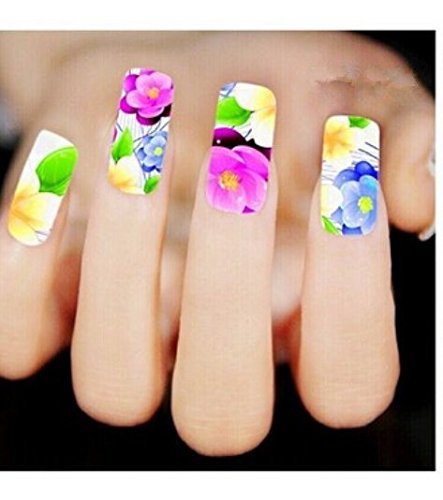 Ottery Lovely Little Flowers nail stickers nail art Water Transfer Decals