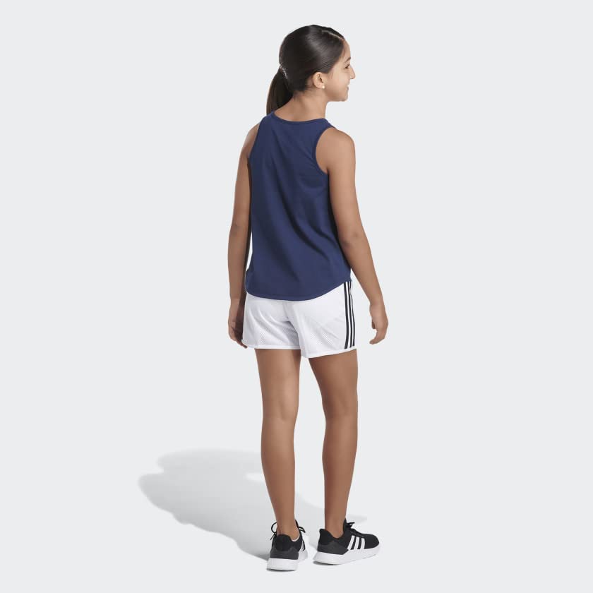adidas Girls' Sleeveless Curved Hem Tank2