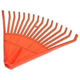 GANAZONO Leaf Rake Garden Rake Collapsible Rake Head Replacement Rake Tool Shrub Rake Yard Grass Clean Tool for Gardening Camping Collect Leaves Debris