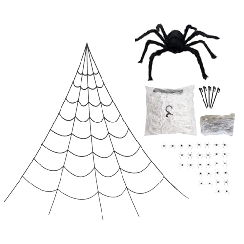 Décor Toile d'Araignée extensible pour jardin et maison d'Halloween