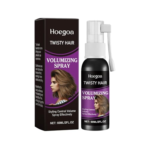 Twisty Hair Volumizing Spray, Keratin Replenishing, Scalp Nourishing, Styling Control, 60ML/2FL.OZ