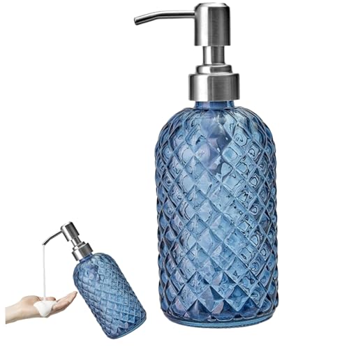 Dispenser di sapone in vetro con pompa, dispenser di sapone