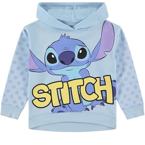 Image of Disney Girls Lilo & Stitch Clothing Set - Stitch Sweatshirt Hoodie and Jogger - 2-Piece Outfit Set - Sizes 4-16