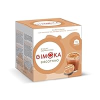 Gimoka – Biscottino – 48 Capsule Compatibili con Macchinetta Caffè Nescafé®* Dolce Gusto®* – 3 Confezioni da 16 Capsule – Made in Italy