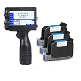 Tragbarer, intelligenter Handetiketten-Tintenstrahldrucker. QR-Code mit Produktionsdatum unterstützt mehrere Sprachen, ohne zu verblassen Schnelltrocknend für Beschriften und Codieren(Printer-3 Ink)