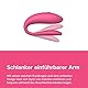 We-Vibe Sync Lite Paarvibrator – C-förmiger Vibrator – Wearable-Vibrator für Paare – Vibrationen für gemeinsamen Genuss – Wiederaufladbar - Rosa