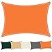 Linmssd Tenda a Vela Rettangolare 3x4.2m, Tenda Parasole Vela, con Protezione UV con Kit di Fissaggio Professionale per Esterno, Giardino Terrazzo - Arancia