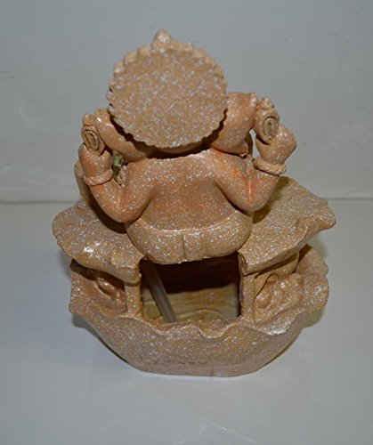 innenbrunnen kamerfontein meditatie ganesha sandsteinfarbe LED multicolor ca. 27 cm hoogte - Image 5