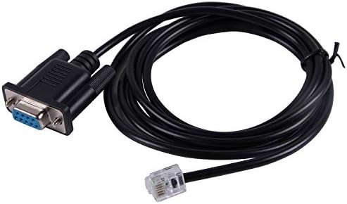 DB9 Serial RS232 to RJ12 6P6C Adapter Cable for APC PDU 940-0144A