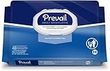 Prevail Soft Pack Adult Washcloths - Unisex Adult Incontinence Wipes - Disposable Adult Wipes for Men & Women - 12