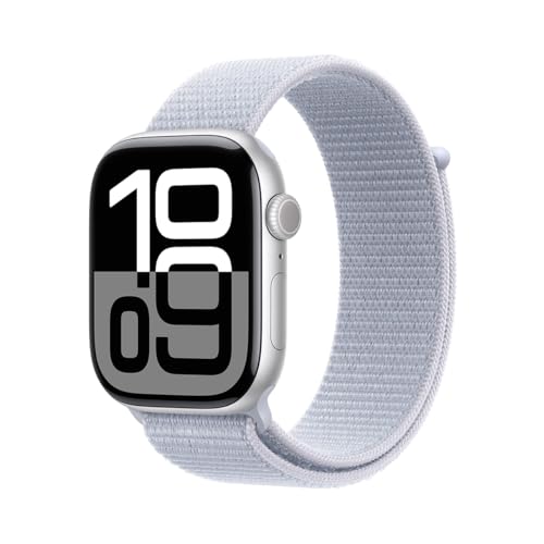 Apple Watch Series 10 [GPS + Cellular, 46mm] - Silver Aluminum Ca...