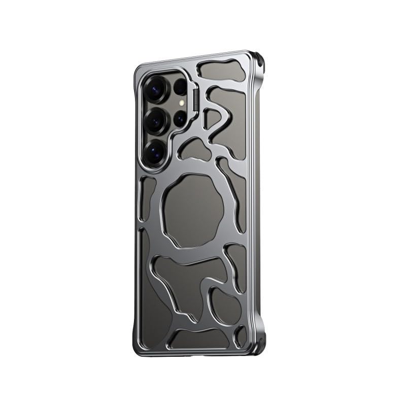 Coque S23 Ultra métallique anti-choc protégeant l'objectif arrière