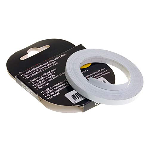 Liseret 6MMx10M Jante Casque CARENAGE Sticker Autocollant Moto Voiture Tuning Couleur (Blanc)
