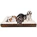 Paws & Pals Orthopedic Pet Bed Foam-Mattress for Dogs & Cats - Quilted Rectangular Fits Crate Carrier - Medium 30 Long x 20 Wide
