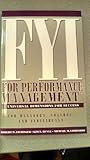 FYI For Performance Management: For Managers, Coaches, and Individuals (CD Included)