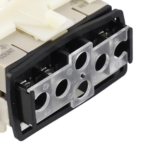 Contador Electrico H7EC-N Sin Voltaje de Entrada LED Medidor de Contador Digital Contador Eléctrico Digital Pantalla LCD de 8 dígitos 0-99999999 Rango de Conteo Totalizador Digital Con Soporte