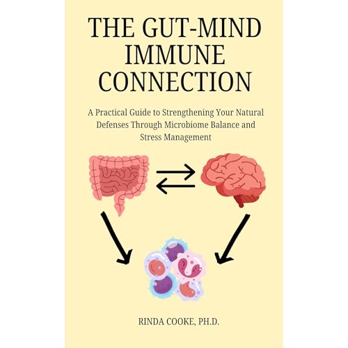 The Gut-Mind Immune Connection Audiolibro Por Rinda Cooke PhD arte de portada