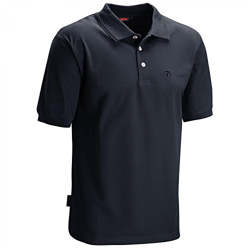Fjällräven Herren Crowley Pique Poloshirt Blueblack XL EU