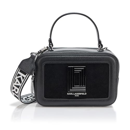 Image of KARL LAGERFELD Women's Simone Studded Camera Crossbody