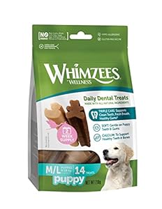 WHIMZEES Wellness Daily Dental Treats Puppy Stix, 14 Stück