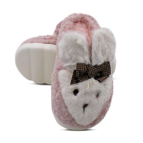 Image of VRITRAZ Women's Comfort Slip On Closed Toe Warm Winter House Clog Indoor Slipper with Cute Print and Degins