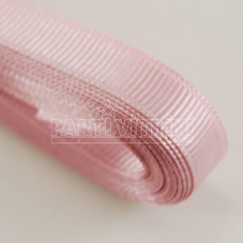 PARTİ VİTRİNİ Pembe Grogren Kurdela 1 Cm. X 10 Metre