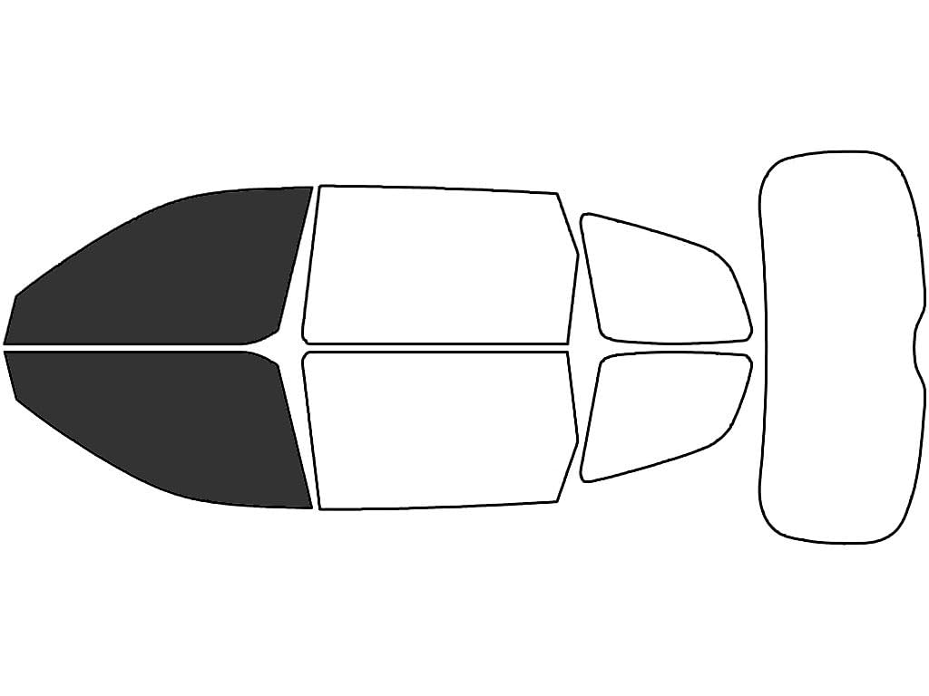 Rvinyl Window Tint Kit Compatible with Kia Telluride 2020-2024 - Front Precut Kit - 20%
