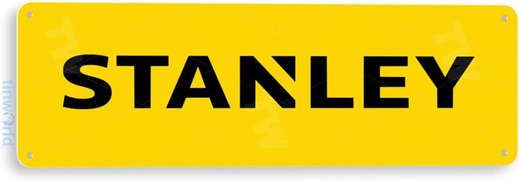 Tinworld Tin Sign: Stanley Tools Auto Shop Store Metal Decor Garage Toolbox Cave B251