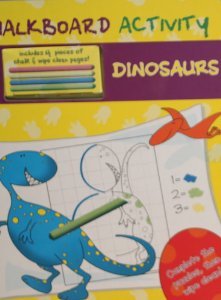 Board book Chalkboard Activity Dinosaurs Book