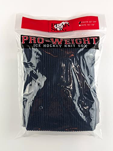 Pear Sox Pro Weight Solid Color Hockey Socks (Navy, Mite)2