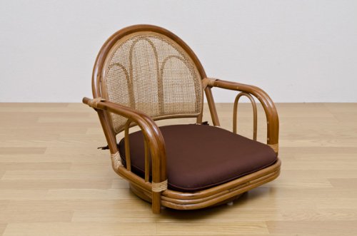 ラタン製カーブ型座椅子 ブラウン Amazon | ラタン(籐)回転座椅子 ロータイプ ブラウン | SKB | 座椅子 通販