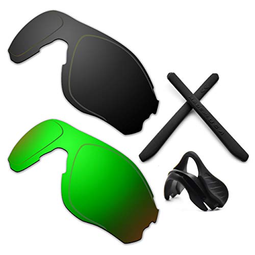 Lentilles de remplacement pour Oakley EV-zero OO9308 avec kit de caoutchouc coussinets nasaux noir