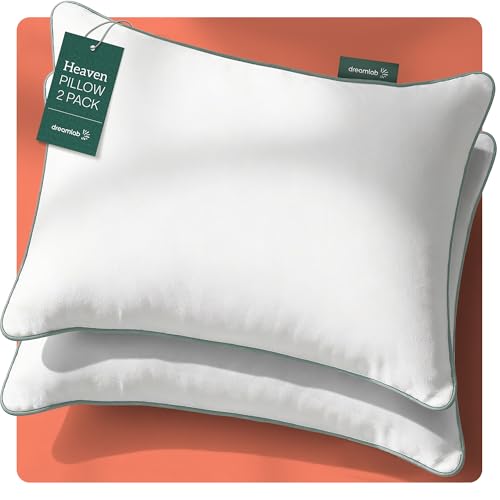 La mejor comparación de Almohadas Sognare Sams favoritos de las personas. 46 Dreamlab Set 2 Almohadas Heaven Pillow con Relleno Down Alternative | Almohada Cervical Extra Suave Relleno de Microfibras con Gel | Firmeza: Suave | Hipoalergénica | Almohada...