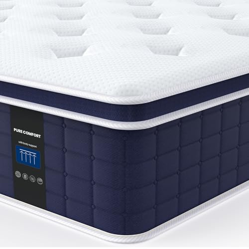 Coolvie Firm Twin Mattress for Adults in a Box, 12 Inch Twin Bed...