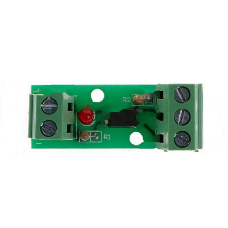 12V 80KHz 1 Channel Optocoupler Isolation Module Board No Din Rail PLC Processor