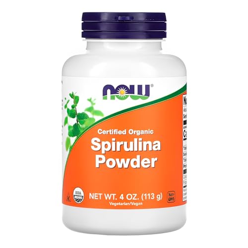 NOW Foods Spirulina em Pó 113g Orgânico Importado
