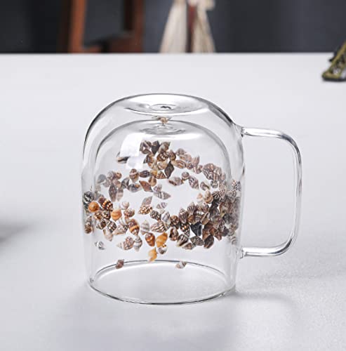 Nbhuzehua Double Wall Glass Coffee Mugs Insulated Clear Espresso Cups For Cappuccino Tea Latte Hot Beverages Glasses #TOP4