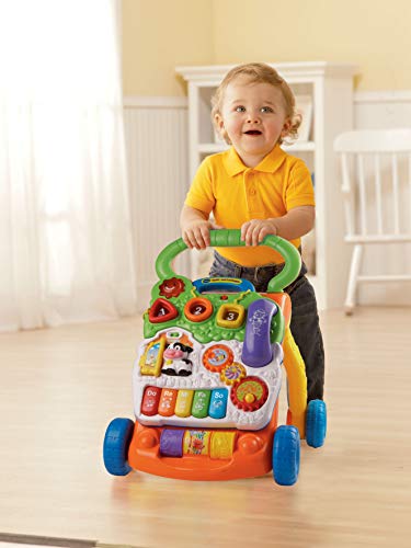 VTech Baby Spiel- und Laufwagen – Lauflernwagen mit regulierbarer Geschwindigkeit, Musik und abnehmbarem Spielboard – Für Kinder von 12-36 Monaten - Image 3