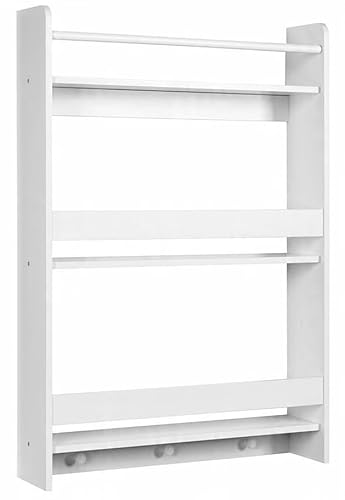 Sleepy shop 24 YOUR PERFECT MATTRESS Klupś - Estantería de pared para habitación infantil, diseño moderno, color blanco