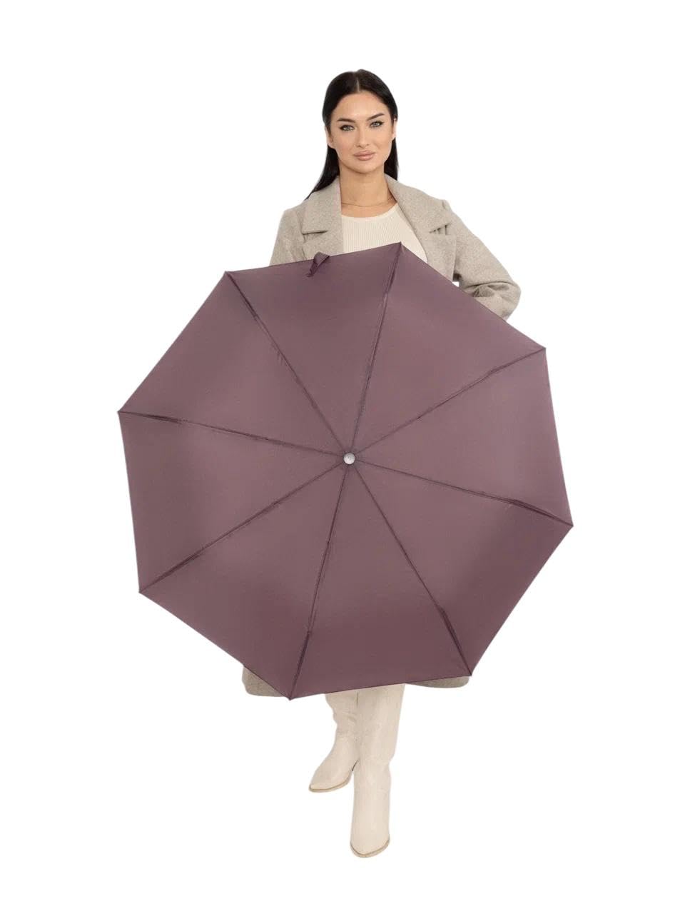 UK-UNIQUE Windproof Umbrella Windproof Travel Umbrella - Compact, Light, Automatic, Strong and Portable - Wind Resistant, Small Folding Backpack