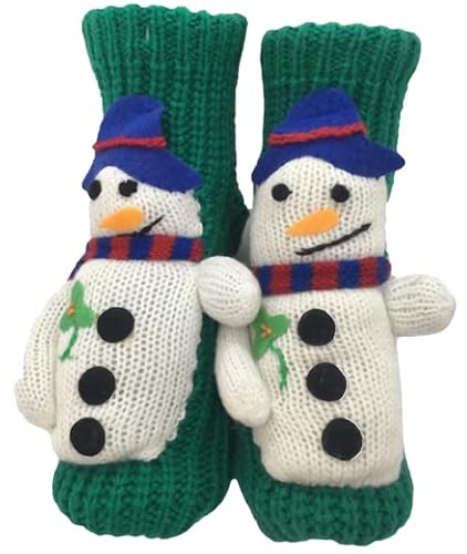 Image of Women's Non-slip Household Floor Socks Knit Casual Animals Slippers Socks Christmas Stockings Decor