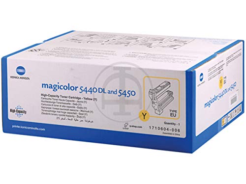 Toner jaune 5440 DL Konica Minolta 1710604006 pour vos dossiers d'architecture de 12000 pages