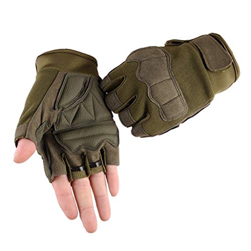 QIMANZI Guantes de exterior para hombre, entrenamiento táctico, guantes de moto, guantes de escalada, dedos completos, guantes sin dedos, para senderismo, escalada, motocicleta, bicicleta, ciclismo,