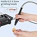 Healthible Mini Table Saw, Multi-functional Portable Adjustable | Cutting | Sanding | Engraving | All-in-One Machine, Precision Handmade Table Saw, 4 Types of Blades, 7 Levels of Speed Adjustment