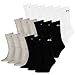 Produktbild PUMA 18 Paar Socken Cush Crew Sportsocken Tennis Socken Unisex, Farbe:092 - white/grey melange, Socken & Strümpfe:35-38
