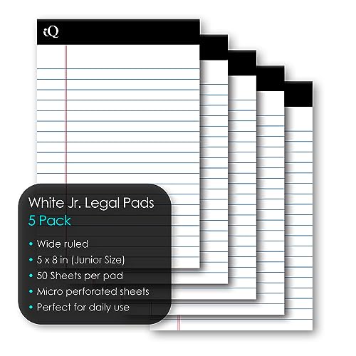 Bloc iScholar Junior blanco, libreta escolar infantil en pack de 5 unidades 3