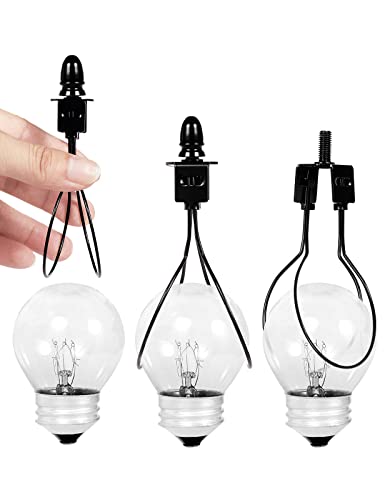 image for GIGIVOSHA Lamp Shade Harp Holder Adapter kit - Clip on Lampshade Light